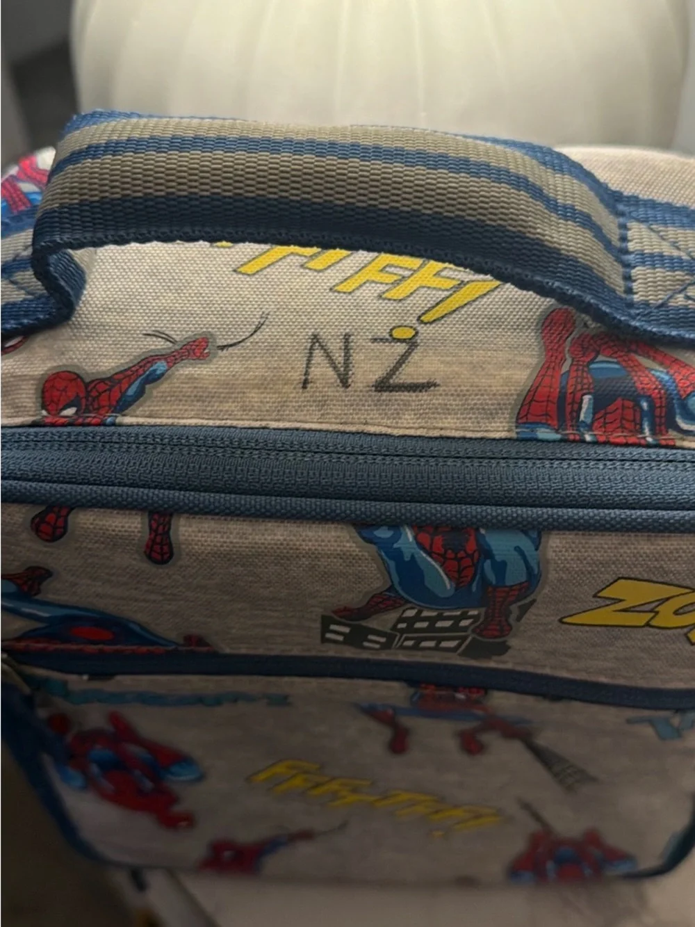 Pottery Barn Kids Backpack with Spider Hero Design and matching lunch box